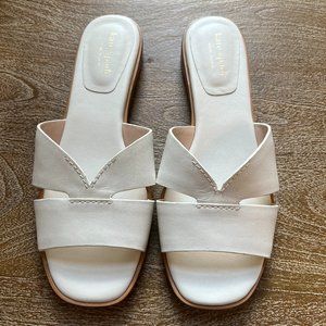 Kate spade slides white size 6.5